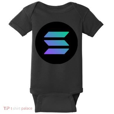 Solana Crypto Currency Baby Bodysuit
