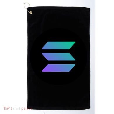 Solana Crypto Currency Golf Towel