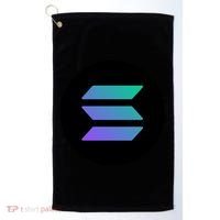 Solana Crypto Currency Golf Towel thumb 0