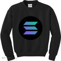 Solana Crypto Currency Kids Sweatshirt thumb 0