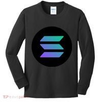 Solana Crypto Currency Kids Long Sleeve Shirt thumb 0
