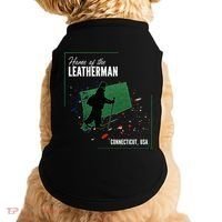 Supernatural Connecticut Cryptid Home Of The Leatherman Doggie Tank thumb 0