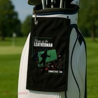 Supernatural Connecticut Cryptid Home Of The Leatherman Golf Towel thumb 2
