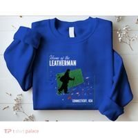 Supernatural Connecticut Cryptid Home Of The Leatherman Sweatshirt thumb 2