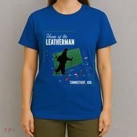Supernatural Connecticut Cryptid Home Of The Leatherman T-Shirt thumb 4