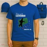 Supernatural Connecticut Cryptid Home Of The Leatherman T-Shirt thumb 6