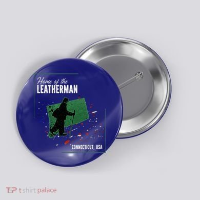 Supernatural Connecticut Cryptid Home Of The Leatherman Button