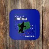 Supernatural Connecticut Cryptid Home Of The Leatherman Coaster thumb 0
