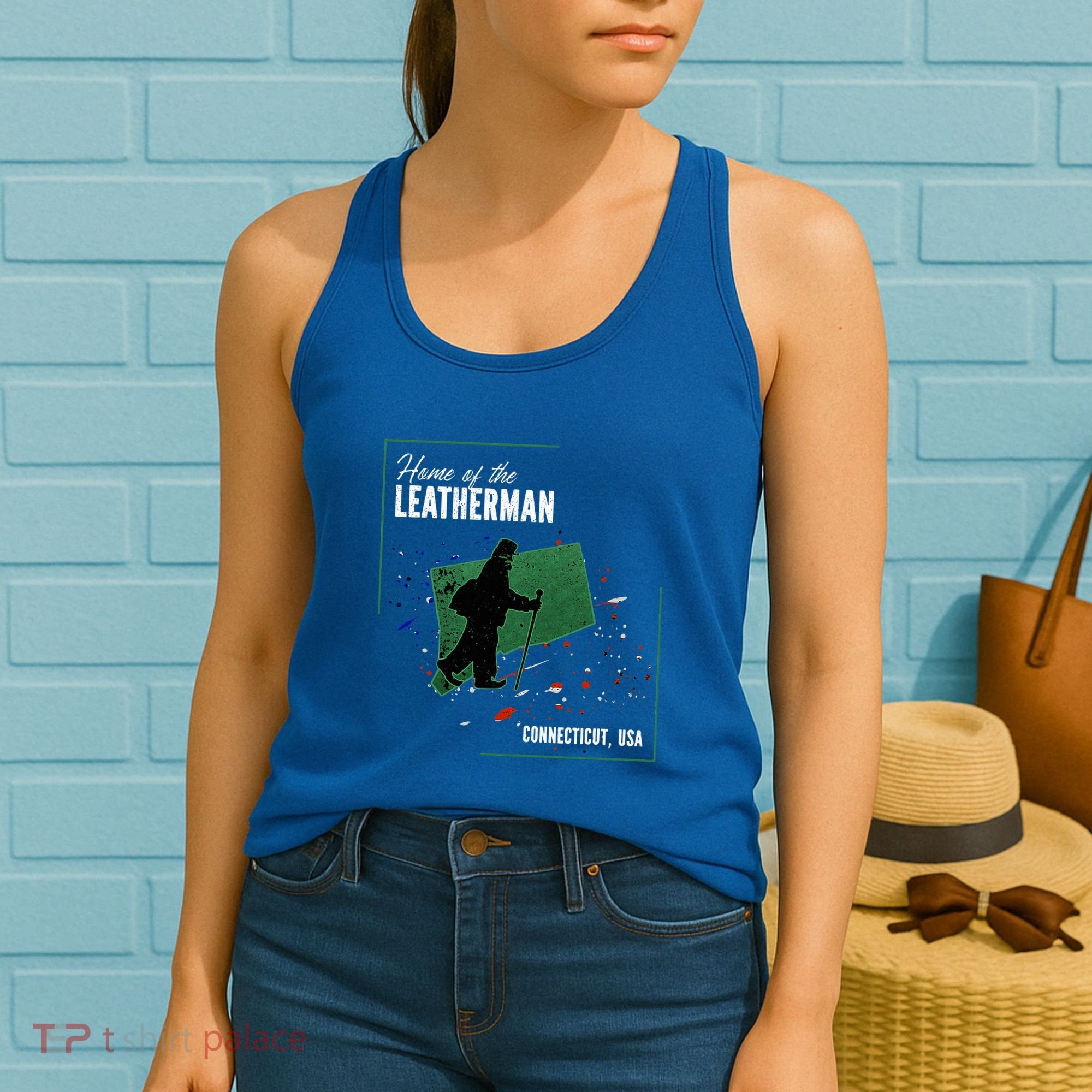 Supernatural Connecticut Cryptid Home Of The Leatherman Women's Tank Top