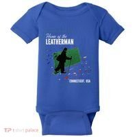 Supernatural Connecticut Cryptid Home Of The Leatherman Baby Bodysuit thumb 0