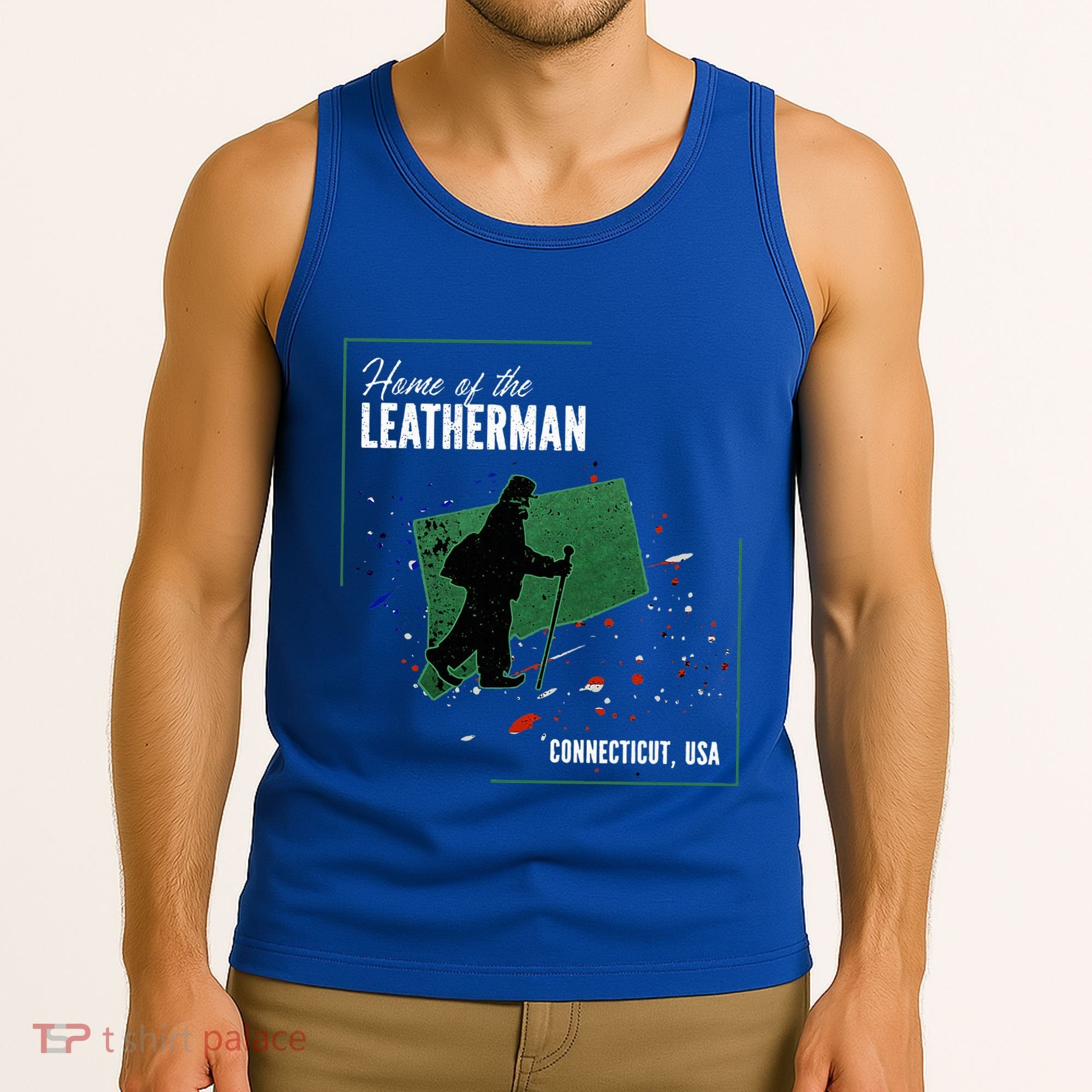 Supernatural Connecticut Cryptid Home Of The Leatherman Tank Top