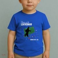 Supernatural Connecticut Cryptid Home Of The Leatherman Toddler T-Shirt thumb 2