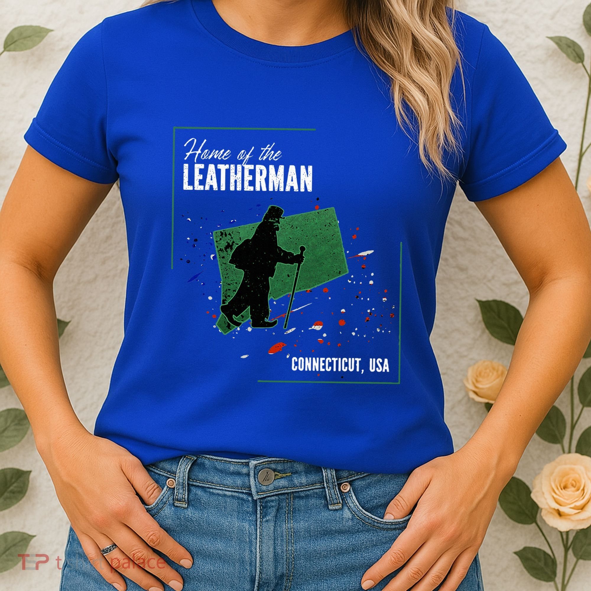 Supernatural Connecticut Cryptid Home Of The Leatherman Women's T-Shirt