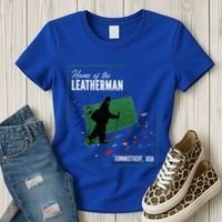 Supernatural Connecticut Cryptid Home Of The Leatherman Women's T-Shirt thumb 3