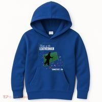 Supernatural Connecticut Cryptid Home Of The Leatherman Kids Hoodie thumb 0