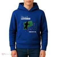 Supernatural Connecticut Cryptid Home Of The Leatherman Kids Hoodie thumb 4