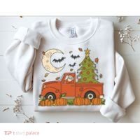 Santa Claus Christmas Holiday Truck Sweatshirt thumb 2