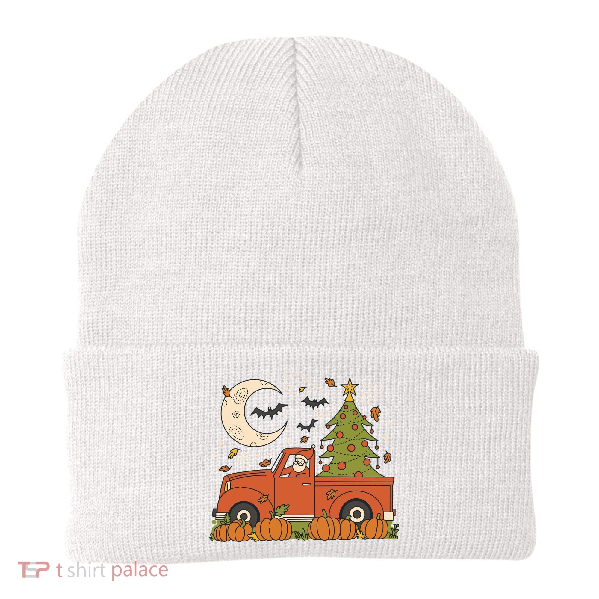 Santa Claus Christmas Holiday Truck Beanie