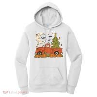 Santa Claus Christmas Holiday Truck Women's Hoodie thumb 0