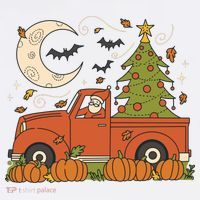 Santa Claus Christmas Holiday Truck Women's Hoodie thumb 2