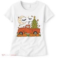 Santa Claus Christmas Holiday Truck Women's T-Shirt thumb 0