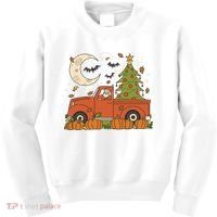 Santa Claus Christmas Holiday Truck Kids Sweatshirt thumb 0