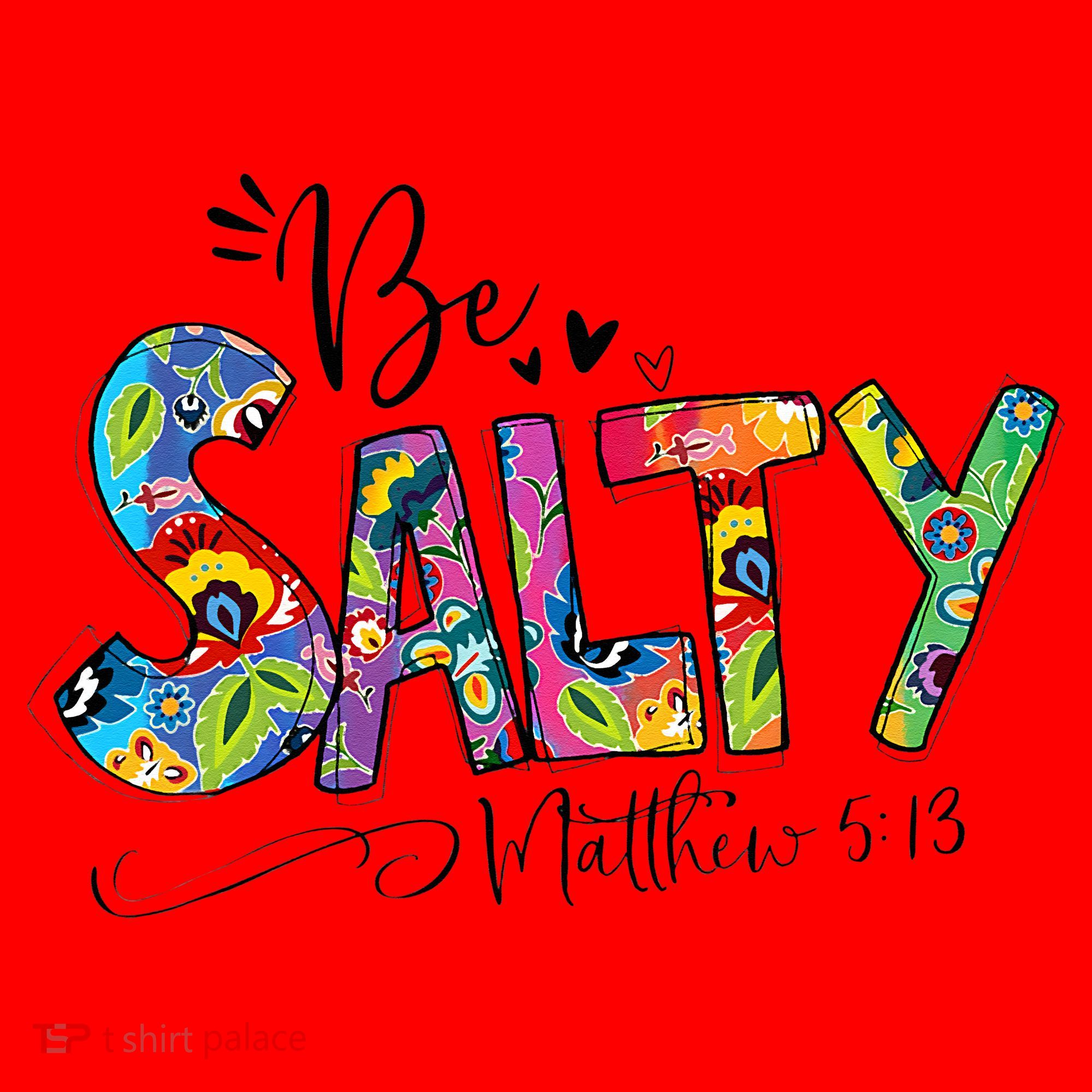Salty Classy Christian Matthew 5 13 Be Salt Of The Earth Santa Hat