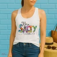 Salty Classy Christian Matthew 5 13 Be Salt Of The Earth Women's Tank Top thumb 2