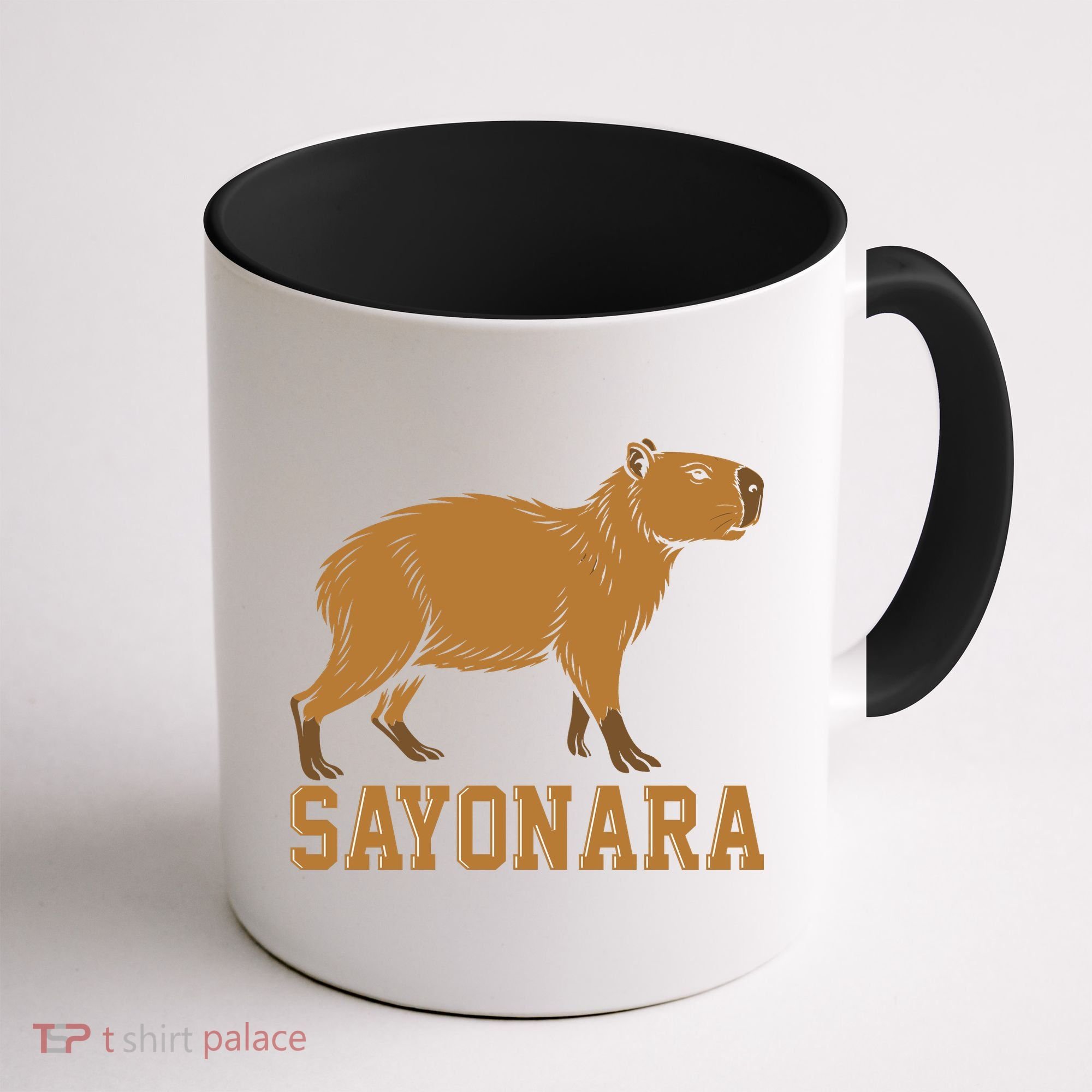 Sayonara Capybara Cartoon Animal Lovers Coffee Mug