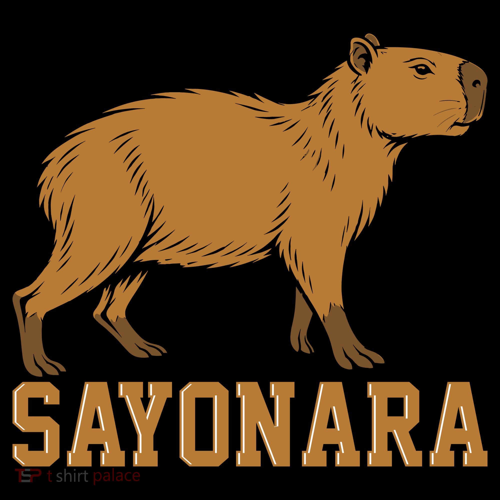 Sayonara Capybara Cartoon Animal Lovers Coffee Mug