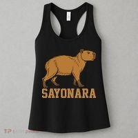 Sayonara Capybara Cartoon Animal Lovers Women's Tank Top thumb 3