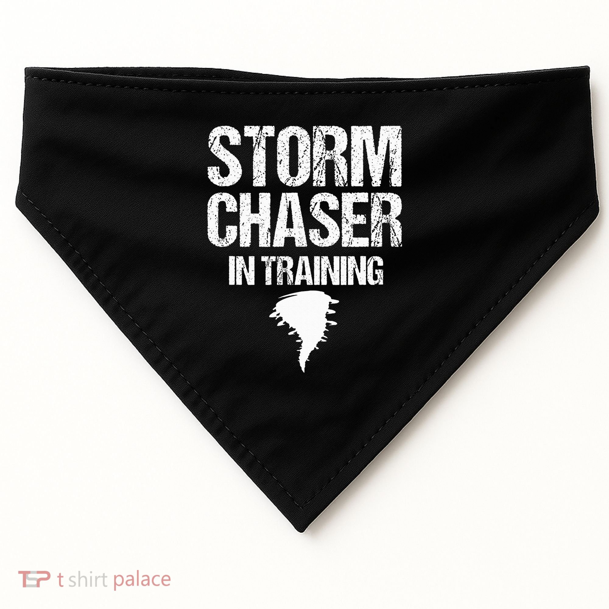 Storm Chaser Chasing Weather Hurricane Tornado Twister Gift USA-Made Doggie Bandana