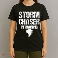 Storm Chaser Chasing Weather Hurricane Tornado Twister Gift T-Shirt thumb 4