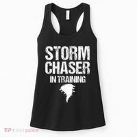 Storm Chaser Chasing Weather Hurricane Tornado Twister Gift Women's Tank Top thumb 0
