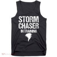Storm Chaser Chasing Weather Hurricane Tornado Twister Gift Tank Top thumb 0