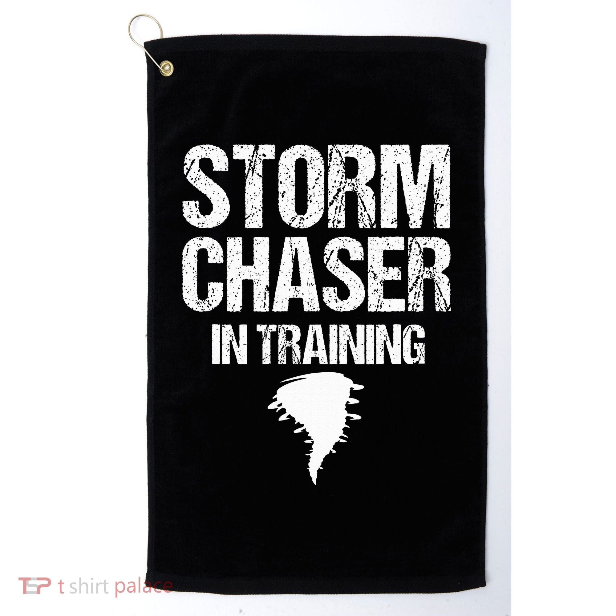 Storm Chaser Chasing Weather Hurricane Tornado Twister Gift Golf Towel