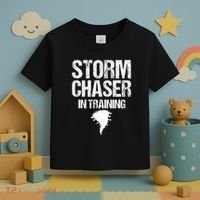 Storm Chaser Chasing Weather Hurricane Tornado Twister Gift Toddler T-Shirt thumb 3
