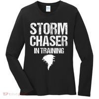 Storm Chaser Chasing Weather Hurricane Tornado Twister Gift Women's Long Sleeve Shirt thumb 0