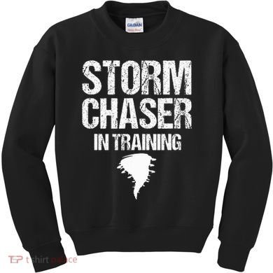 Storm Chaser Chasing Weather Hurricane Tornado Twister Gift Kids Sweatshirt