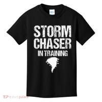 Storm Chaser Chasing Weather Hurricane Tornado Twister Gift Kids T-Shirt thumb 0