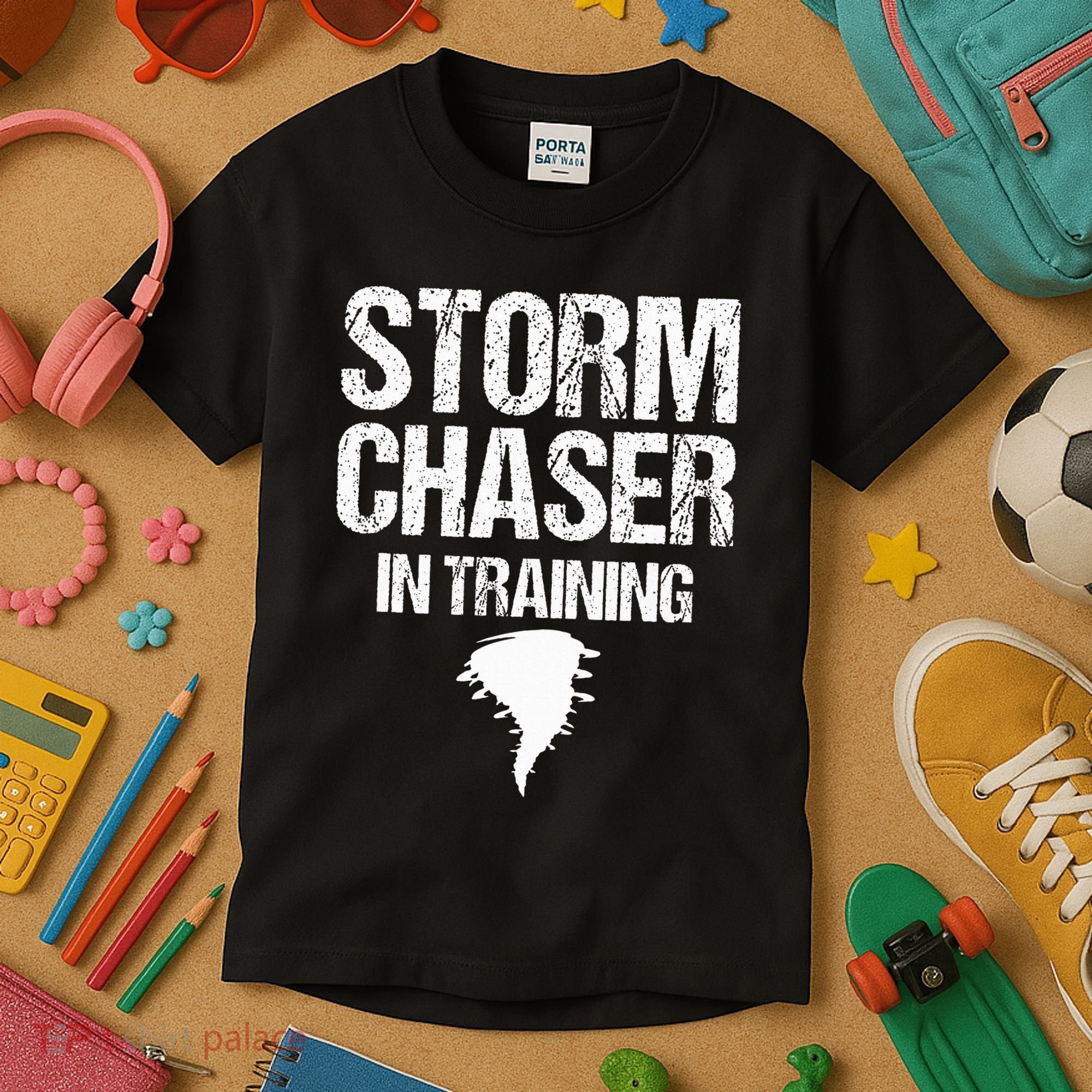 Storm Chaser Chasing Weather Hurricane Tornado Twister Gift Kids T-Shirt