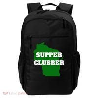 Supper Clubber Club Dining Restaurant Funny Wisconsin Backpack thumb 0