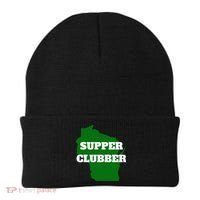 Supper Clubber Club Dining Restaurant Funny Wisconsin Beanie thumb 0