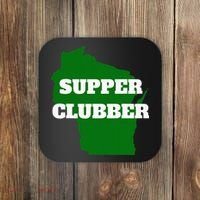 Supper Clubber Club Dining Restaurant Funny Wisconsin Coaster thumb 0