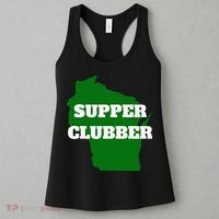 Supper Clubber Club Dining Restaurant Funny Wisconsin Women's Tank Top thumb 3