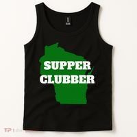 Supper Clubber Club Dining Restaurant Funny Wisconsin Tank Top thumb 2