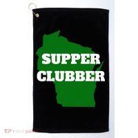 Supper Clubber Club Dining Restaurant Funny Wisconsin Golf Towel thumb 0