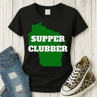 Supper Clubber Club Dining Restaurant Funny Wisconsin Women's T-Shirt thumb 3