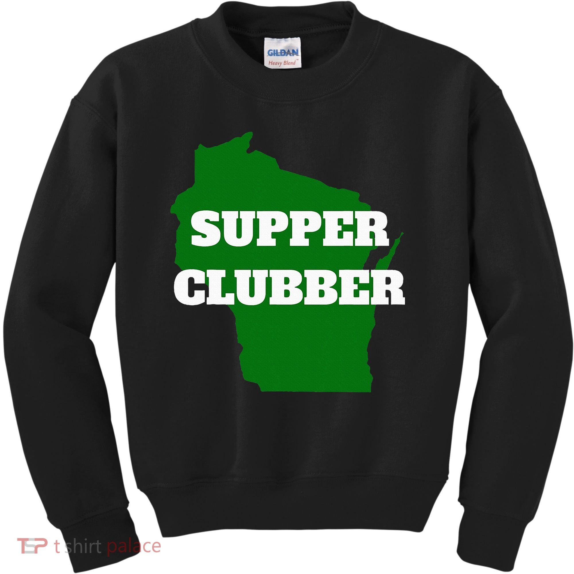 Supper Clubber Club Dining Restaurant Funny Wisconsin Kids Sweatshirt