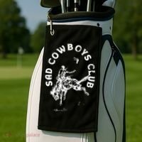 Sad Cowboy Club Golf Towel thumb 2